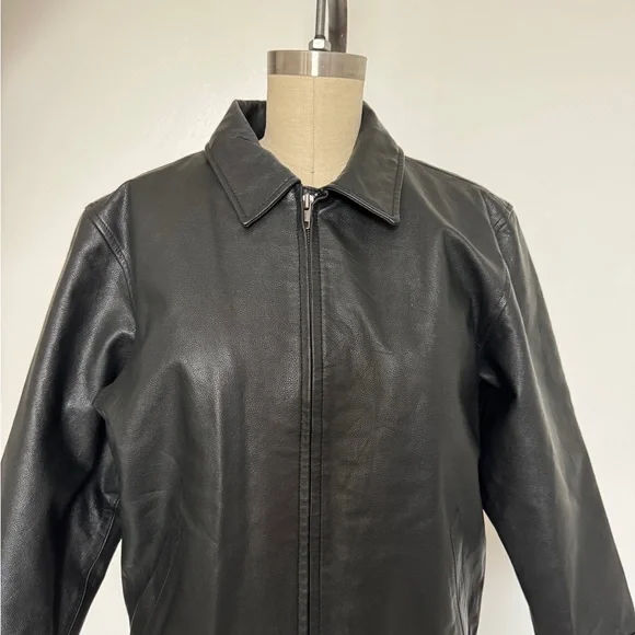 Black Leather Jacket - Picture 2 of 5